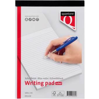 Schrijfblok Quantore A5 gelijnd (091228)