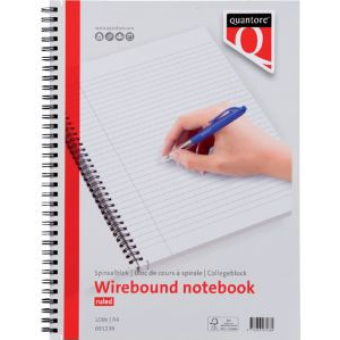 Spiraalblok Quantore A4 gelijnd (091239)
