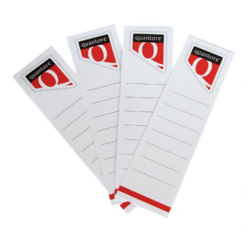 Ordnerrugetiket Quantore wit insteek breed 53 x 188 mm (110002)