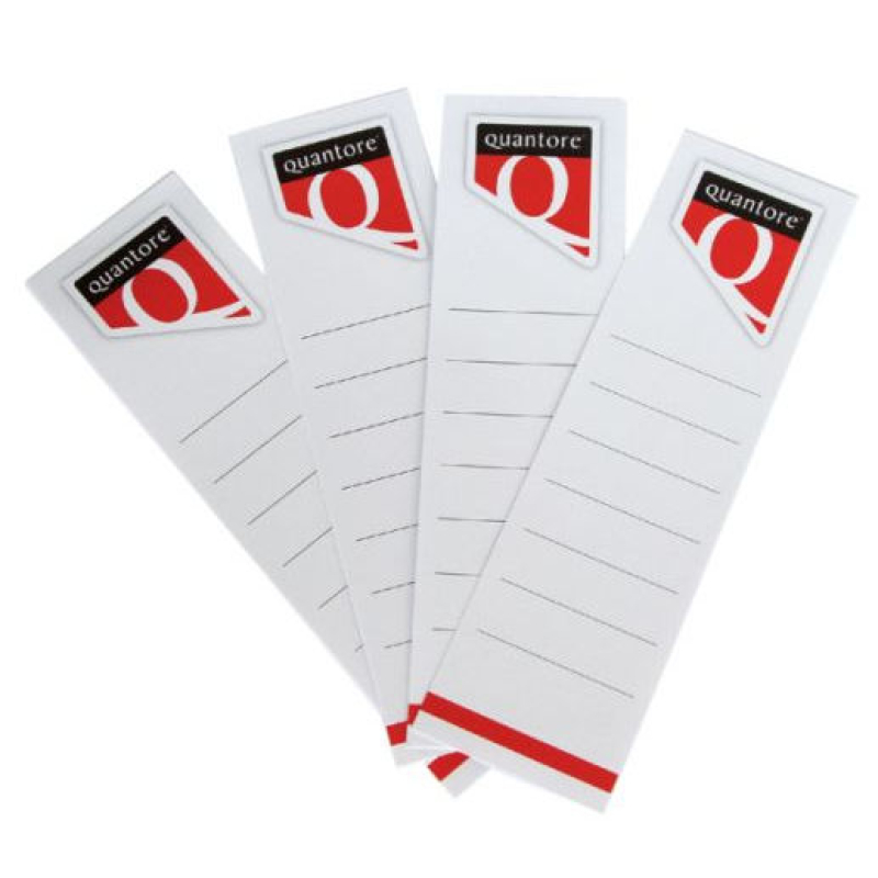 Ordnerrugetiket Quantore wit zelfklevend breed 59 x 190 mm (110003)