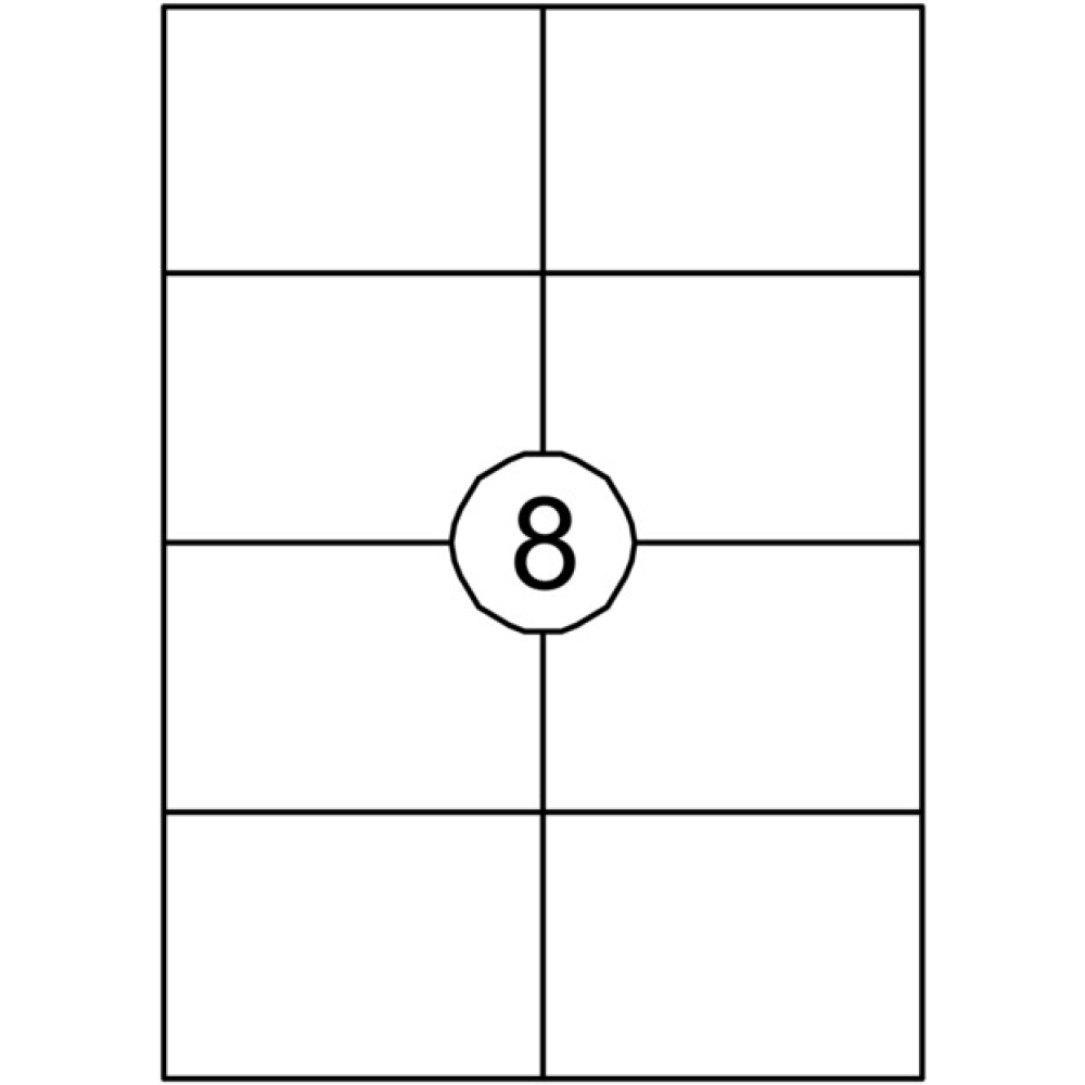 Etiket Quantore blanco 8 x op vel (129940)