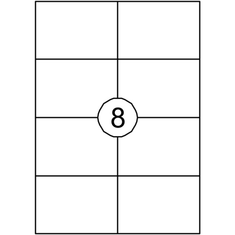 Etiket Quantore blanco 8 x op vel (129940)