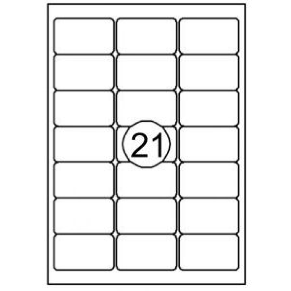 Etiket Quantore blanco 21 x op vel (129946)