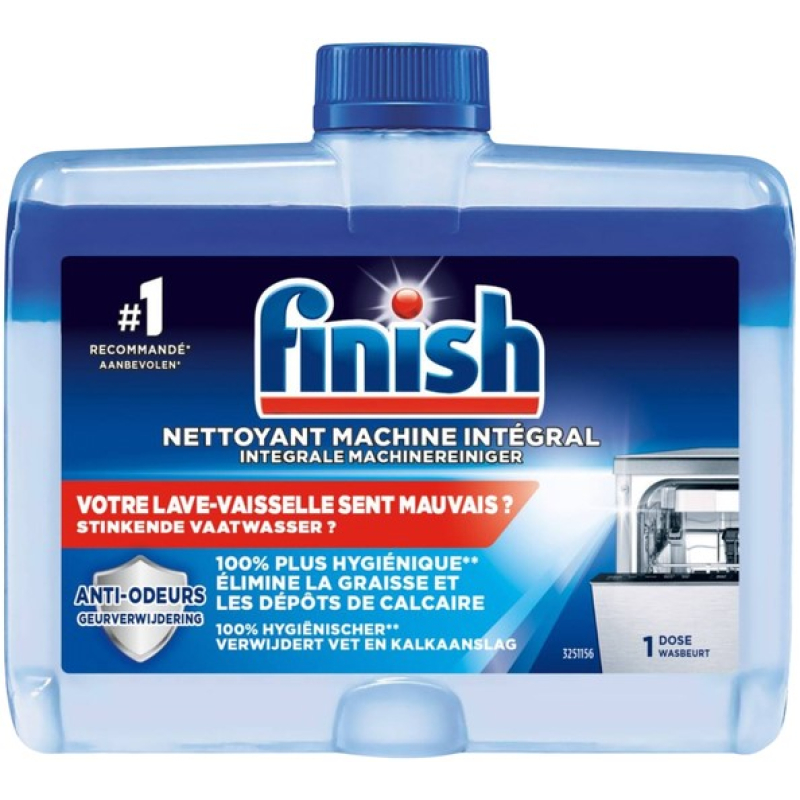 H Vaatwas Finish machinereiniger regular 250 ml (1407449)