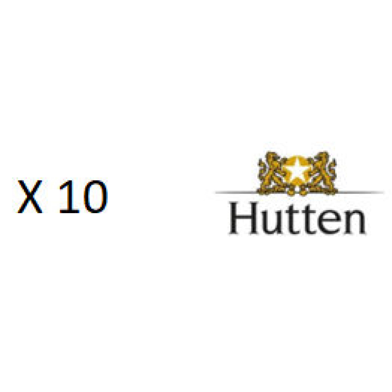 Etiket Hutten X10 (15032)