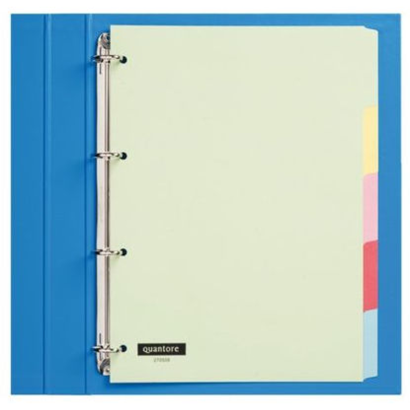Tabblad Quantore gekleurd karton 5-delig (270508)