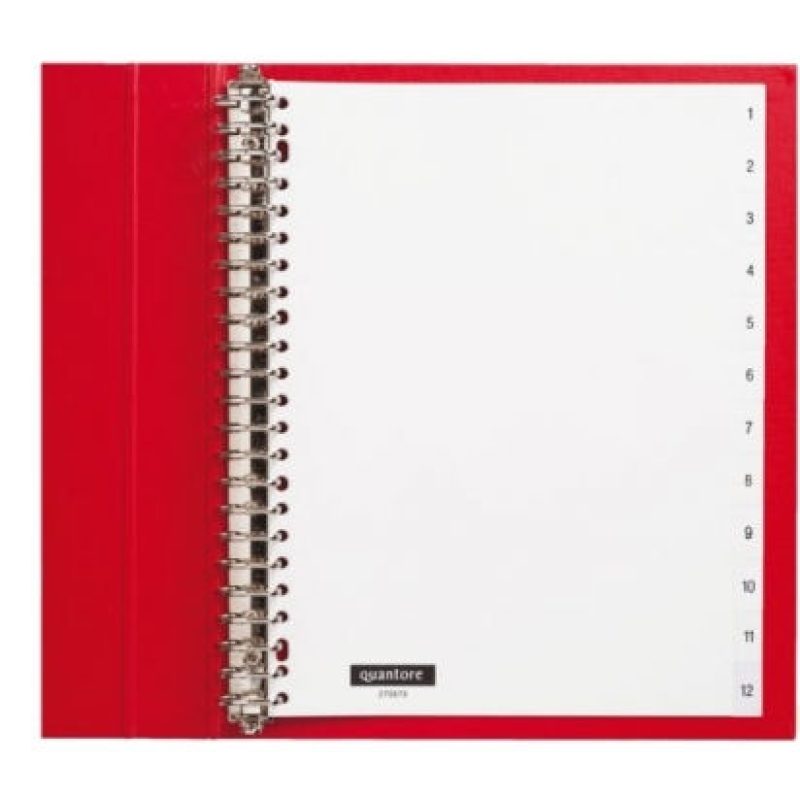 Tabbladen Quantore 1-12 wit (270561)