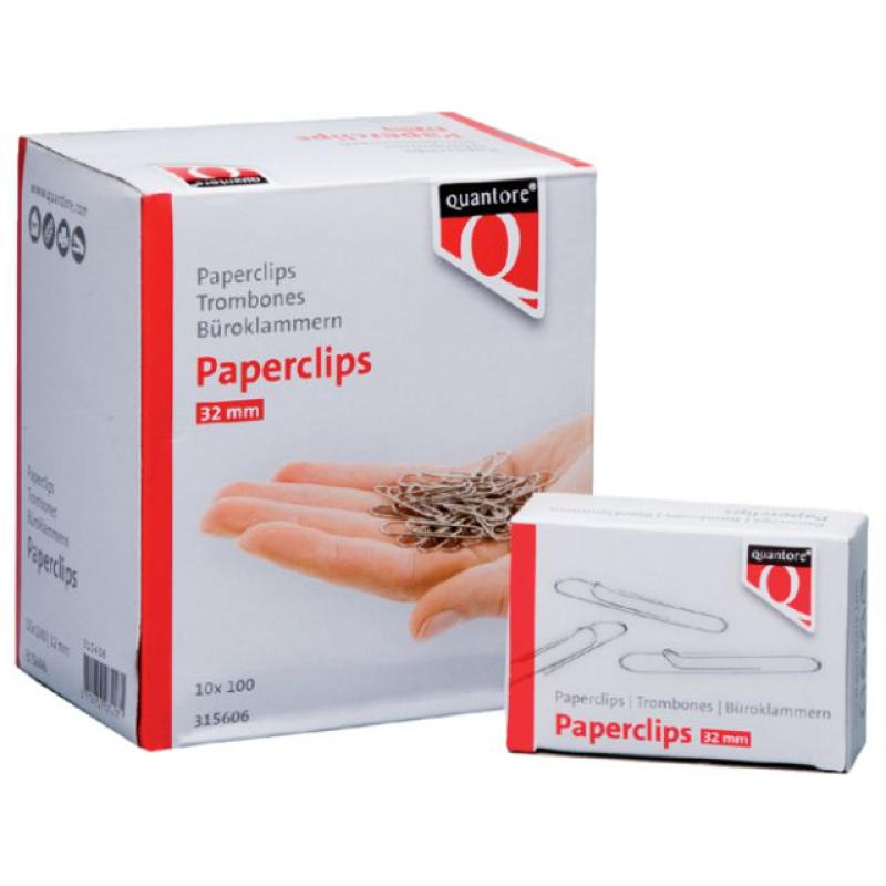 Paperclips Quantore R2 30 mm (315606)