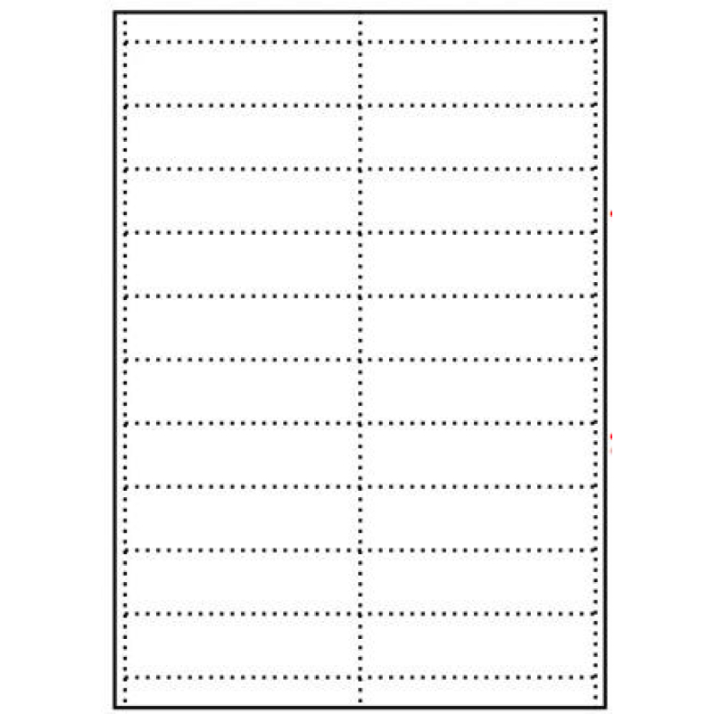 Schapkaarten Belona blanco 20 x op vel A4 (5148013)