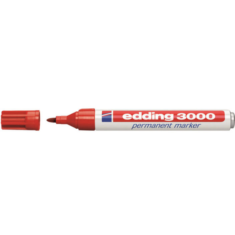 Viltstift Edding 3000 rood (630002)