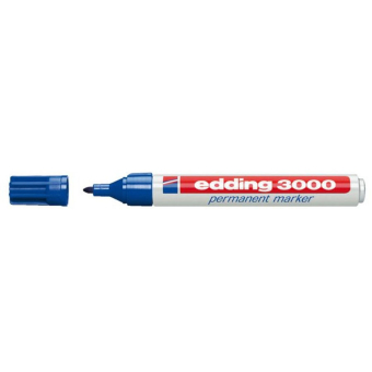 Viltstift Edding 3000 blauw (630003)