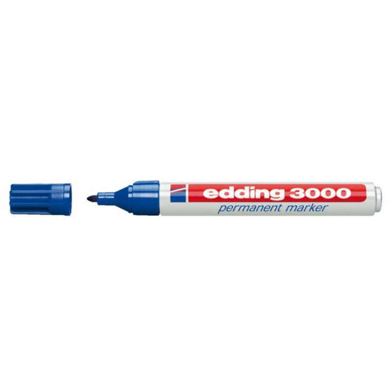 Viltstift Edding 3000 blauw (630003)