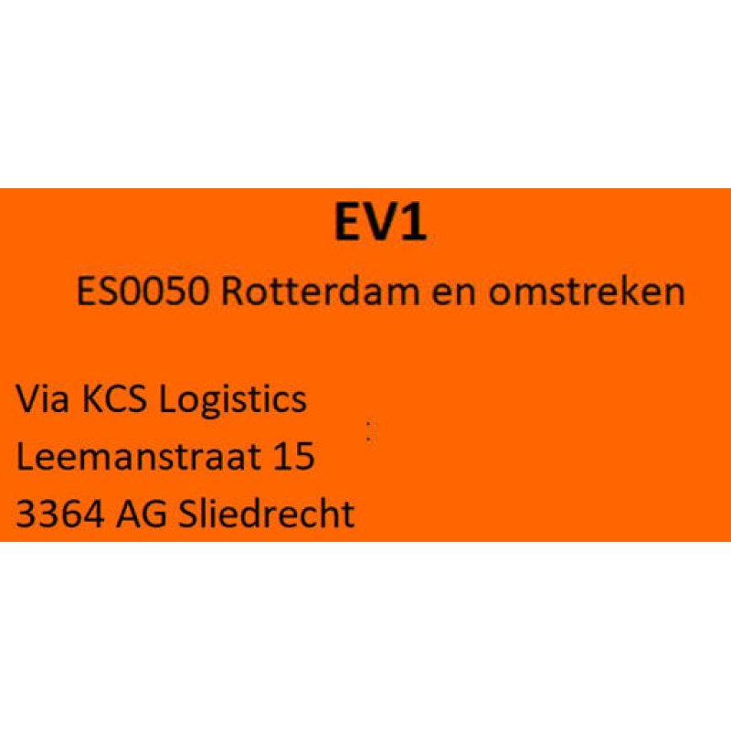 Etiket filiaalcode EV1 (777060)