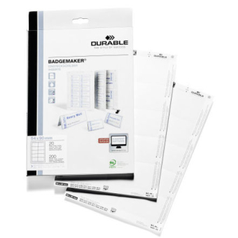 Badgekaarten Durable (921298)