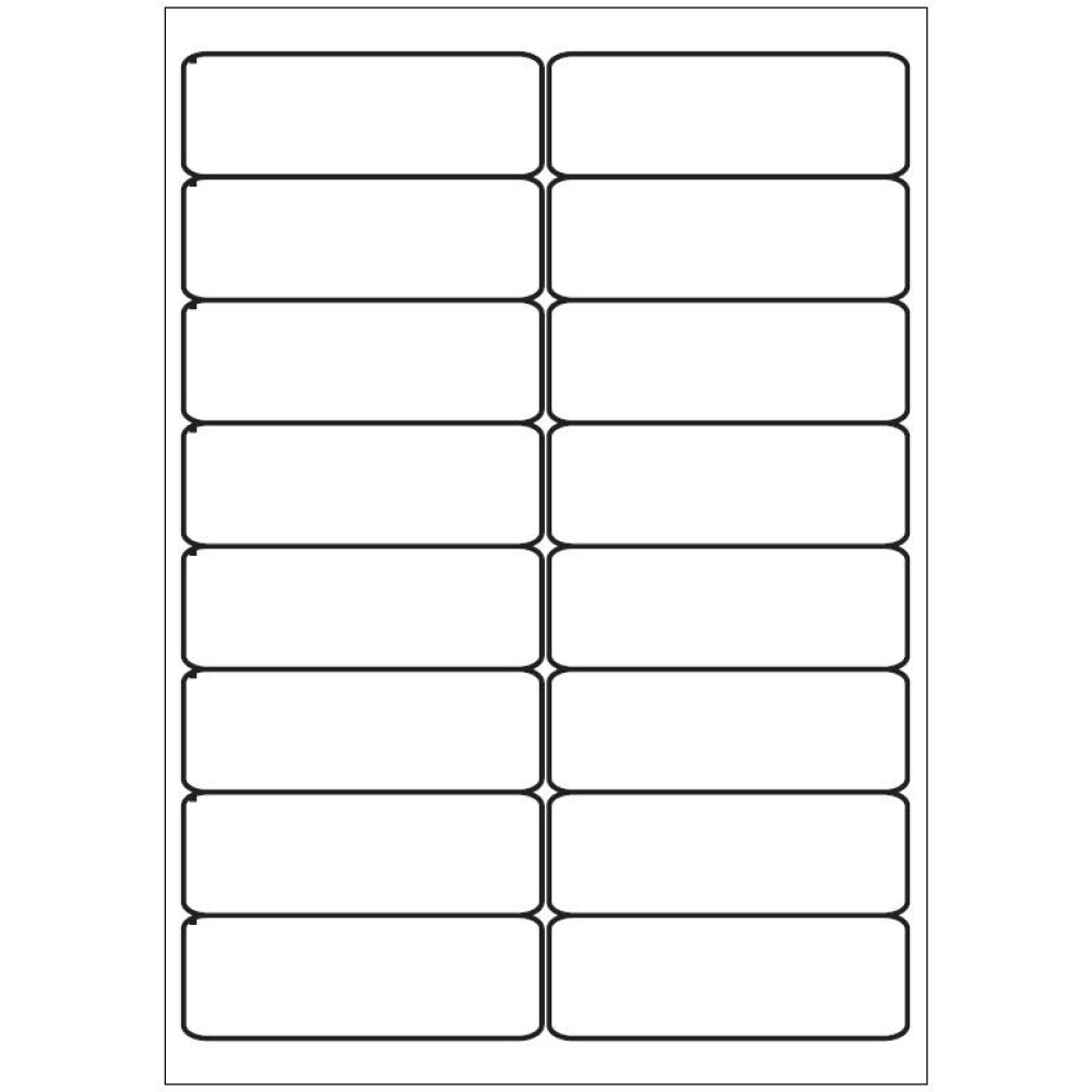 Etiket blanco 16 x op vel (ETIST992029400)