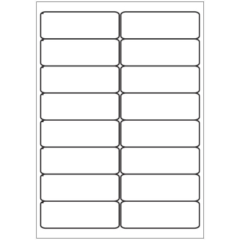Etiket blanco 16 x op vel (ETIST992029400)
