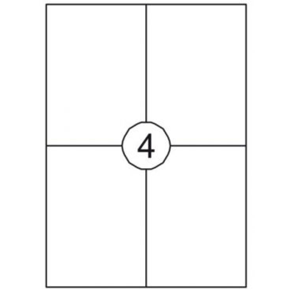 Etiket blanco 4 x op vel (ETIST992029402)