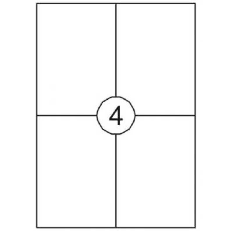 Etiket blanco 4 x op vel (ETIST992029402)