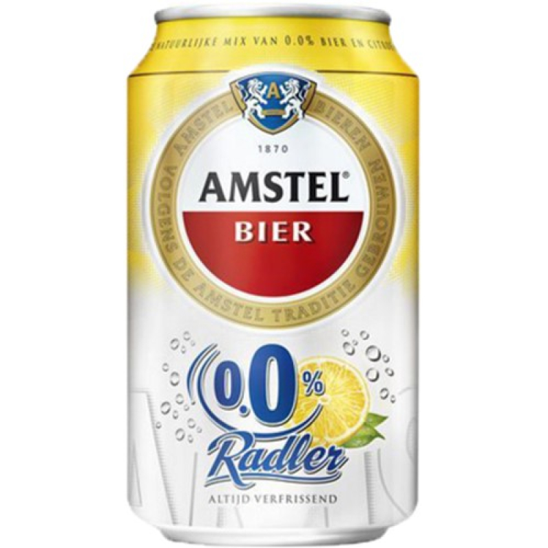 Bier Amstel Radler 0.0% blik 330ml (1420058)