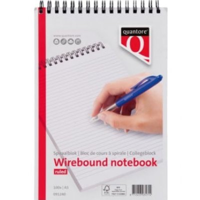 Spiraalblok Quantore A5 gelijnd (091240)