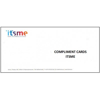 Itsme compliment cards (990022)