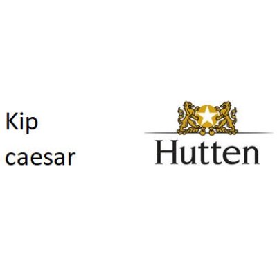 Etiket Hutten Kip caesar (15017)