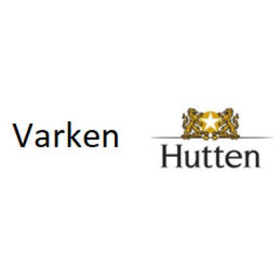 Etiket Hutten Varken (15033)