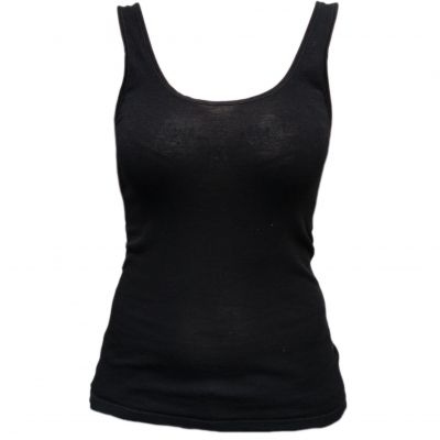 Dames hemd Fruit of the Loom zwart maat L (105.01-L)